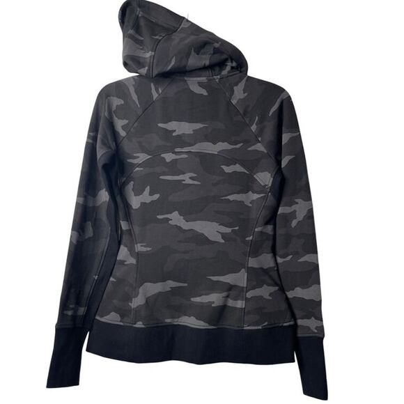 Athleta‎ Triump Activewear Printed Camo Full Zip Up Hoodie Sweatshirt Size Small - Picture 10 of 16